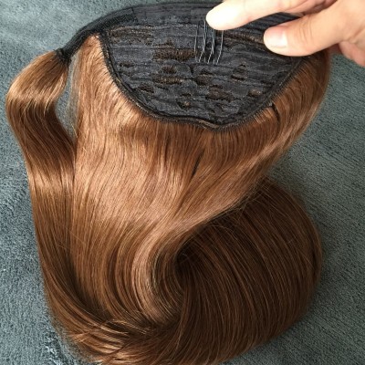 Manufacturer Price 100% Human Hair Ponytail Drawstring