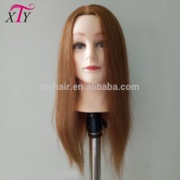 Best barber training head without shoulders, wholesale cheap 100% human hair mannequin head