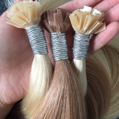 Manufacturer Price Soft Silky Remy Keratin prebond hair