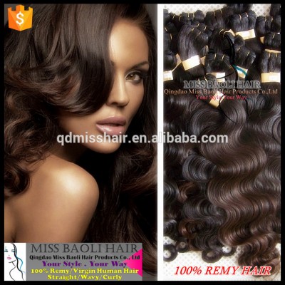 Double Weft 2016 Best Selling Wholesale Factory Price indiana remy human hair