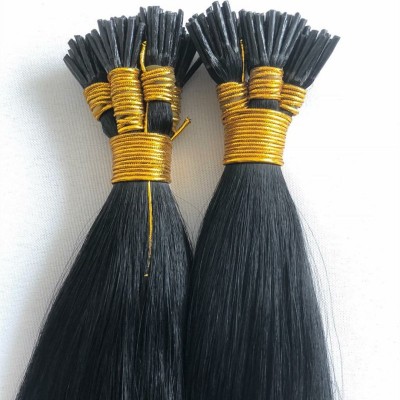 Double Drawn Silky Smooh Soft 100% Cuticle Aligned Remy Manufacturer Price Keratin Cheap itip hair extensions