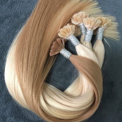 Manufacturer Price Ali Trade Assurance Paypal Accepted 100% Remy Double Drawn nail tip hair