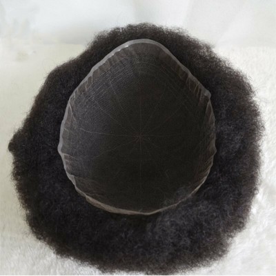 Manufacturer Price Fast Delivery Natural toupee afro hair replacement