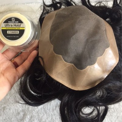 Manufacturer Price In stock Fast Delivery Low MOQ Natural men toupee human hair